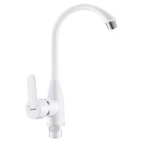 Змішувач для кухні PLAMIX Mario-011 White (з підведенням) (PM0605)