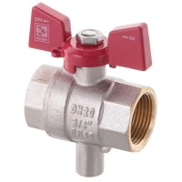 Кран ГГБ для підключення датчика температури Чехія КР KR.230 - 3/4' (KR3068)