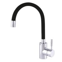 Смеситель для кухни с силиконовым изливом CHAMPION SUS-011 REFL (CH0293)