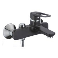 Змішувач для ванни з коротким зливом MIXXUS NEVADA 009 EURO Чорний (MI5918)