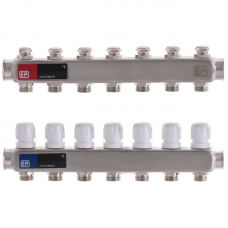 Коллекторный блок с термостат. клапанами EUROPRODUCT EP.S1100-07 1