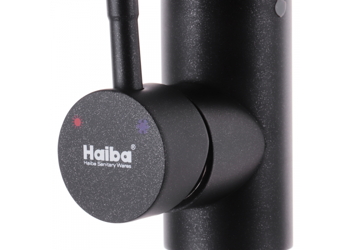 Смеситель для кухни HAIBA SUS 011 черный (HB0993)