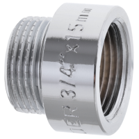Подовжувач 3/4'-15мм (хром) KOER KF.E08-15.CHR (KF0105)
