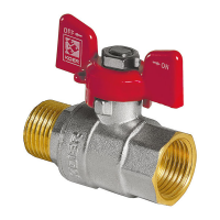 Кран кульовий Чехія КР 1/2' ГШБ (KR.218) (KR0034)