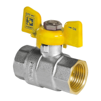 Кран шаровый Чехия КР 3/4' ГГБ ГАЗ (KR.217.G)