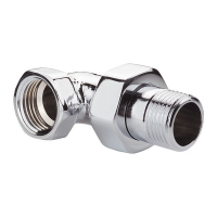 Сгон американка (хром) 1' угловой KOER KR.342.CHR (KR2707)