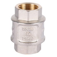 Клапан зворотний KOER (нікельований) 1/2' (KOER KR.172.N) (KR2780)