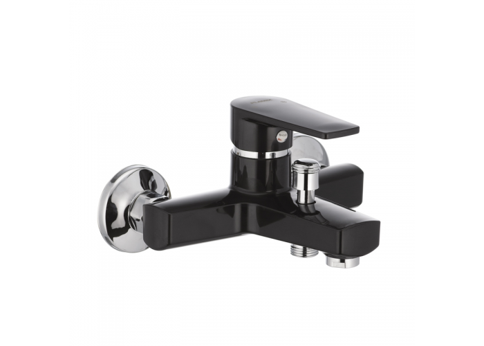 Змішувач для ванни PLAMIX Oscar-009 чорний (без шланга і лійки) (PM0027)