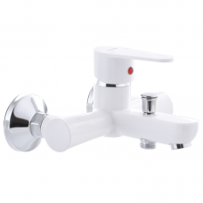 Змішувач для ванни PLAMIX VEGA-009 Білий (без шланга і лійки) (PM0573)