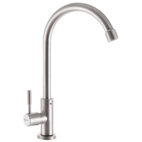 Змішувач для кухні монокран ZERIX MONO-01 (нерж. Сталь SUS304) (ZX3241)