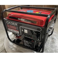 Генератор бензиновый 7-7,5 кВт. KOER KU.7500EB, с электростартером + аккумулятор