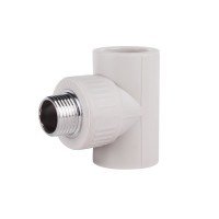 Тройник PPR Alfa Plast 25х1/2" НР