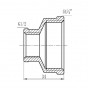 Муфта редукционная SD Forte 1" 1/4х1/2" ВВ SF3573215