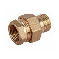 Зганяння-американка латунь 1/2' пряма газ. (1504Б)
