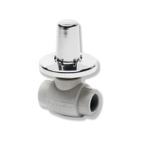 Кран шаровой PPR Ekoplastik 20 под штукатурку