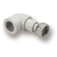 Уголок PPR Ekoplastik с накидной гайкой 20х3/4"