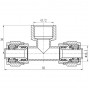 Тройник обтискний SD Forte 16х1/2"х16 ВР SF177W161516