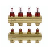 Коллектор с расходомерами Danfoss FHF на 4 выхода (088U0524)