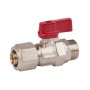 Кран шаровой обжимной SD Forte 20х1/2" НР SF262W2015