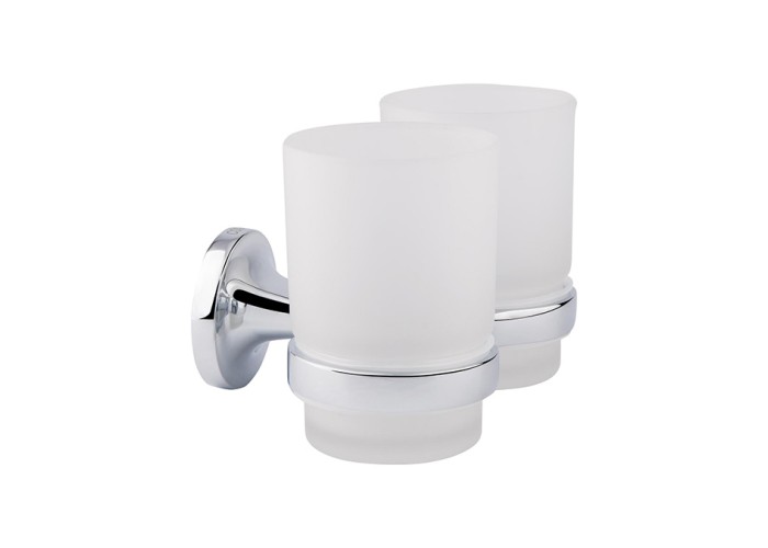 Стакан двойной GF (CRM)S-2808 с держателем зубных щеток