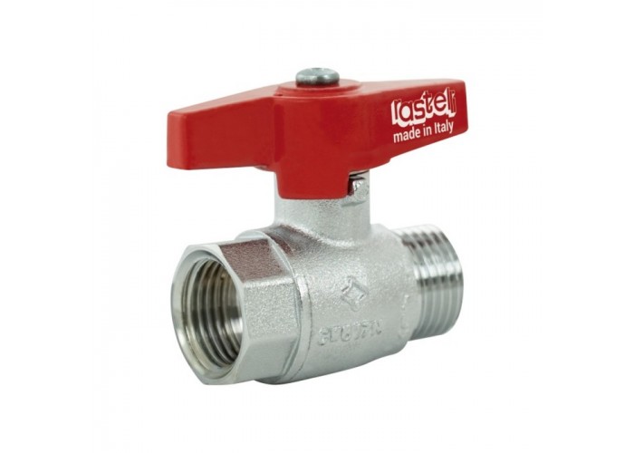 Кран кульовий Rastelli Nova Plus 1/2" ВЗ (метелик) Арт. 451