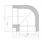 Кутик PPR Thermo Alliance 110, 90°