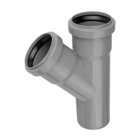 Тройник PPR канализационный Ostendorf HT-Safe 110, 67°