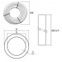 Труба PE-Xc/Al/PE-Xb Icma 16х2 мм, 200 м №P193