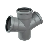 Хрестовина PPR каналізаційна Ostendorf HT-Safe 90, 87°