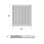 Радиатор стальной Imas 11-К 500х900 боковое подключение