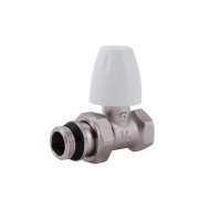 Кран радиаторный SD Plus 1/2" ВН с антипротечкой прямой SD226W15