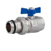 Кран шаровой 'Американка' Icma Blue 1' с антипротечкой прямой №215