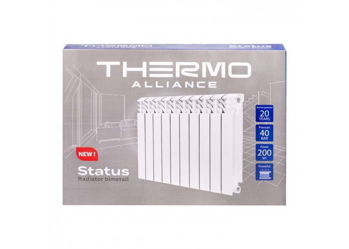 Радиатор биметаллический Thermo Alliance Status 500/100