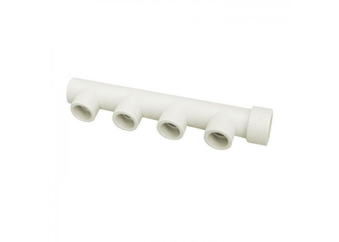 Коллектор PPR Blue Ocean 50х25 мм, 6 выходов