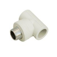 Тройник PPR Blue Ocean 32х1/2"х32 НР