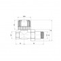 Кран радиаторный Icma 1/2" 30х1,5 прямой №779