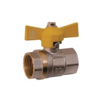 Кран шаровой SD Plus 1' ВР для газа (бабочка) SD602G25