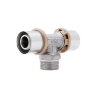 Тройник пресс Icma 26х3/4"х26 НР №407