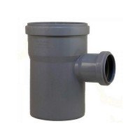 Тройник канализационный Интерпласт 110х50х110, 90°