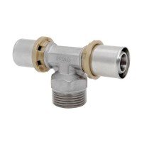 Тройник пресс Icma 32х1" 1/4х32 НР №407