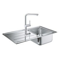 Набір Grohe мийка кухонна K500 31573SD0 + змішувач Minta 32168000