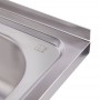Кухонная мойка Lidz 6050-R 0,6 мм Decor (LIDZ6050R06DEC)