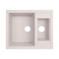 Кухонная мойка с дополнительной чашей Lidz 615x500/200 COL-06 (LIDZCOL06615500200)
