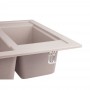 Кухонна мийка з додатковою чашею Lidz 615x500/200 COL-06 (LIDZCOL06615500200)