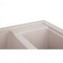 Кухонна мийка з додатковою чашею Lidz 615x500/200 COL-06 (LIDZCOL06615500200)