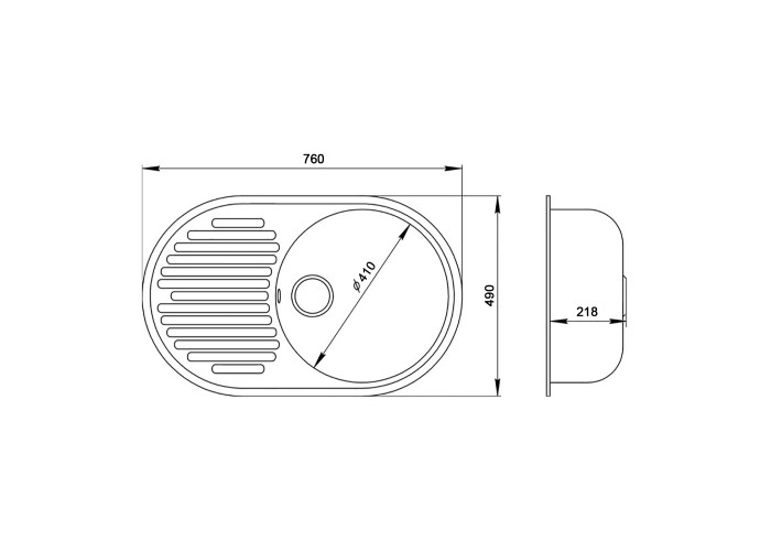 Кухонная мойка Lidz 780x500/200 STO-10 (LIDZSTO01780500200)