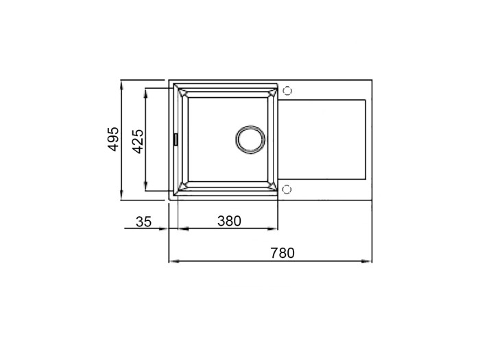 Кухонная мойка Lidz 790x495/230 COL-06 (LIDZCOL06790495230)