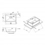 Кухонная мойка Qtap D5843BL 2.7/1.0 мм Black (QTD5843BLPVD10)