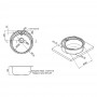 Кухонная мойка Qtap D510 0,8 мм Satin (QTD510SAT08)