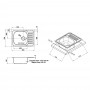 Кухонная мойка Qtap 6550 0,8 мм Micro Decor (QT6550MICDEC08)